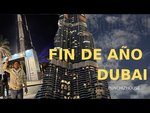 ¿Cómo es el fin de año en Dubai?| Juegos artificiales en el Burj Khalifa