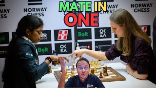 Vaishali checkmates Anna Muzychuk in unbelievable fashion | Norway Chess 2025