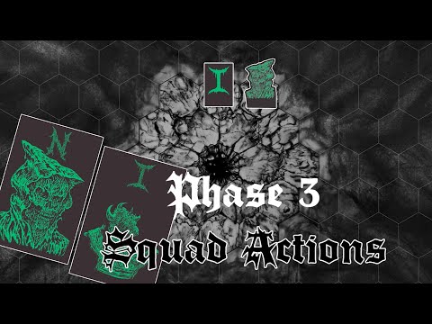 CAVE EVIL How To play: PHASE 3 Squad Actions