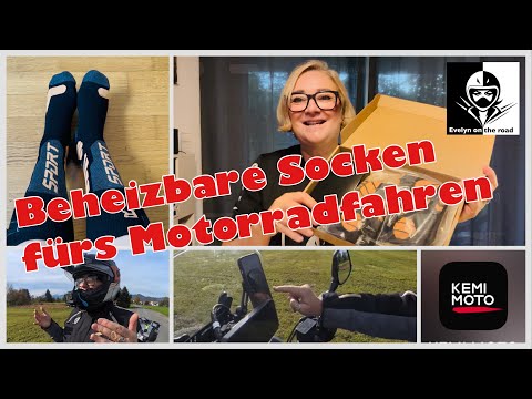 Heated socks for motorcycling or otherwise