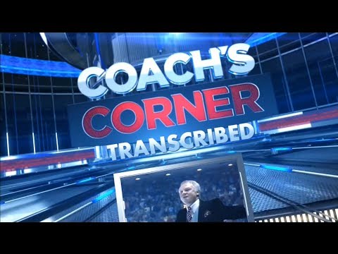 Coach's Corner Transcribed - June 2nd, 2018