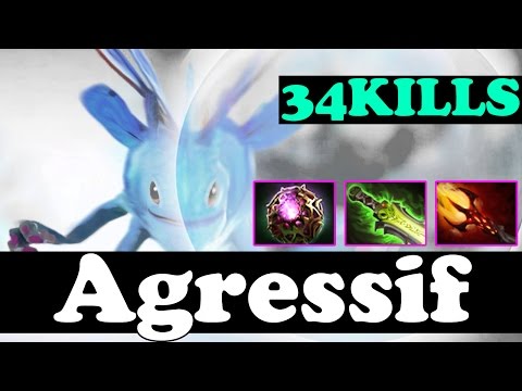 Agressif 8200 MMR Plays Puck WITH 34 KILLS - Ranked Gameplay - Dota 2