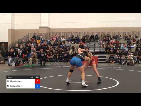 61 Kg Round Of 32 Mia Macaluso Team New York Vs Natalie Castaneda Team California