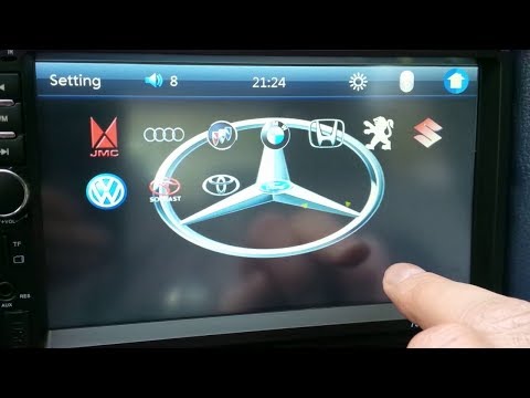 Как поменять заставку магнитоле 2DIN Китай