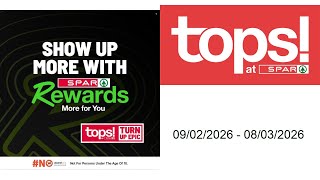 TOPS at SPAR specials - Show up more with Rewards - 09/02/2026 - 08/03/2026