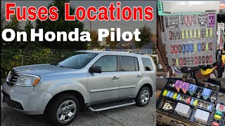 Honda Pilot Fuse Box Location And Diagram || 2009-2015