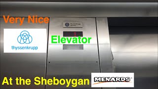 ThyssenKrupp Hydraulic Elevator @ Menards in Sheboygan WI