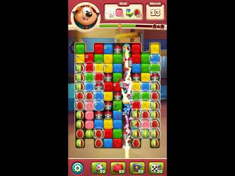 Toon Blast Level 8485 - NO BOOSTERS 🐻🐺🐱 | SKILLGAMING ✔️