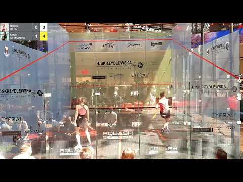 Natalia Ryfa - Kinga Szymaniak PSA Mistrzostwa Polski Seniorów H. Skrzydlewska (IMP) 2022 - półfinał