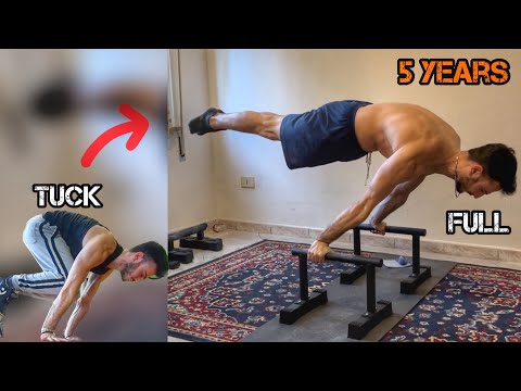 5 years Planche progression - From tuck to full.🔥