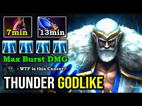 100% PURE MAGICAL 13Min Veil + Scepter Zeus Craziest Burst DMG Counter TB & Void Like a God DotA 2