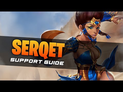 HOW TO PLAY SERQET IN SUPPORT! Serqet Support Guide for Smite Season 8!