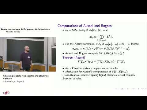 Haldun Özgür Bayindir : Adjoining roots to ring spectra and algebraic 𝐾-theory