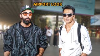 Ranbir Kapoor And Sonu Sood Spotted at Mumbai Airport Today | Viralbollywood
