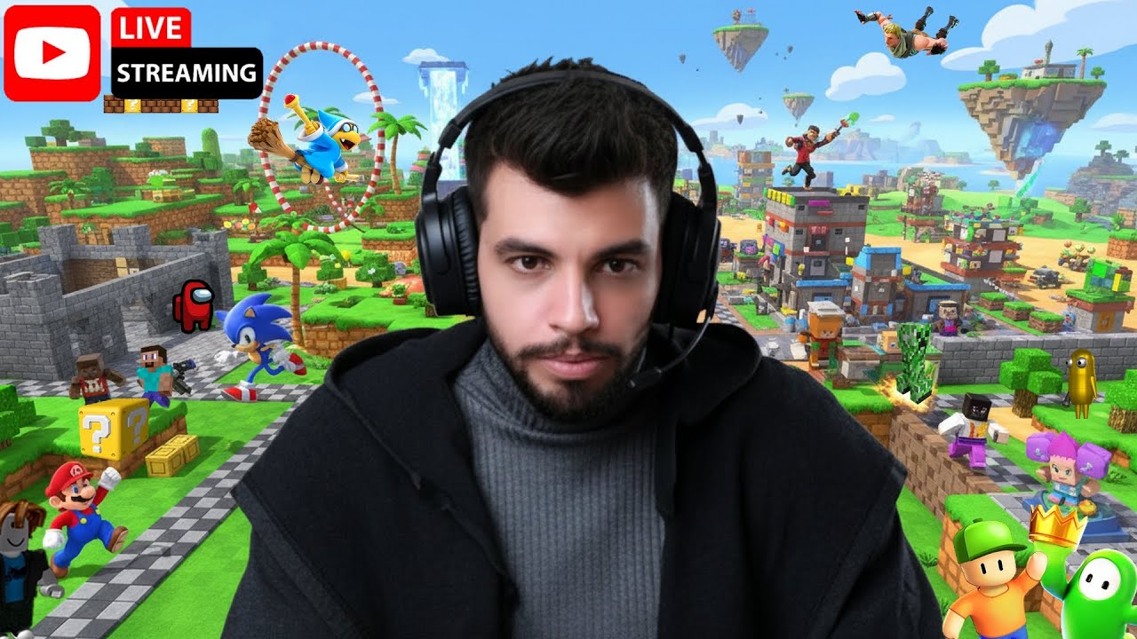 🎮 VOCÊ ESCOLHE O JOGO ! Live JOGANDO com INSCRITOS | Interação e CAOS Garantido!