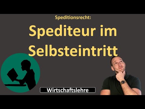 Spediteur im Selbsteintritt