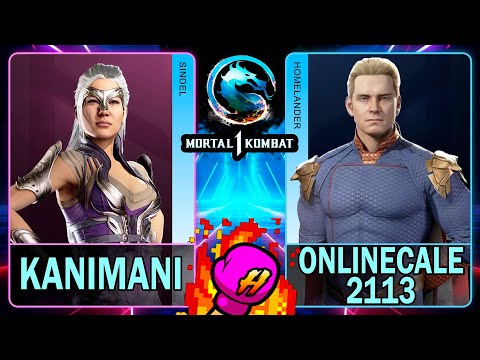 MK1 Kanimani (SINDEL) VS Onlinecale2113 (HOMELANDER)🥊Mortal Kombat 1🥊4K 60ᶠᵖˢ