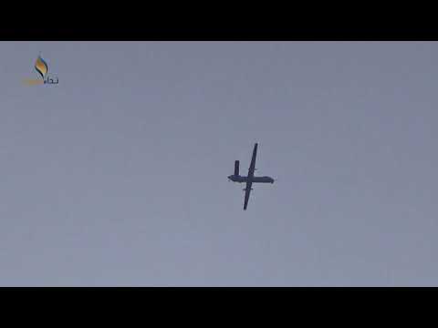 الطائرة المسيرة التركية من نوع ANKA أثناء تحليقها في أجواء إدلب وقصفها للميليشيات الروسية ونظام اﻷسد