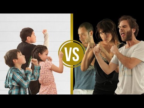 Niños Versus Adultos