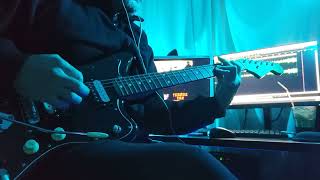 The Meteors  - Radioactive Kid   (tolist92 guitar cover)