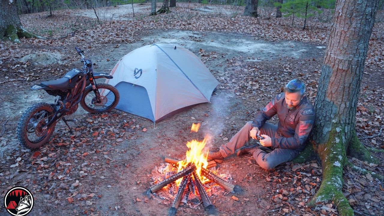 MotoCamping for the Very First Time - Overnight Adventure
