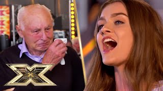 Holly brings her Grandad to TEARS with beautiful Alicia Keys cover! | The X Factor UK
