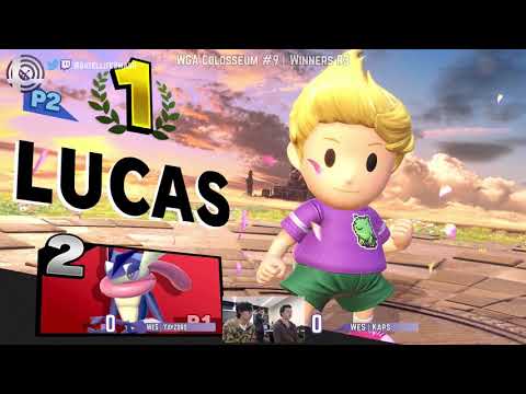 Kaps (Greninja) vs. Yayzors (Lucas) - WGA Colosseum #9 - Winners R3