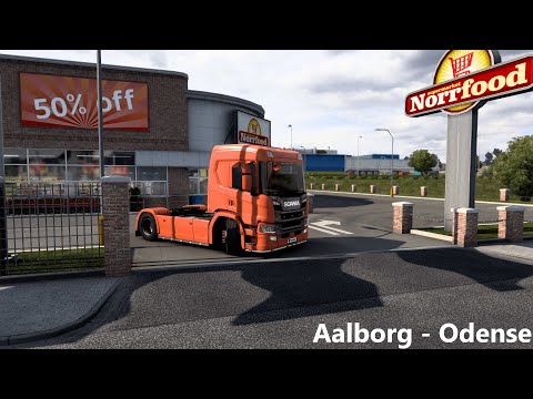 Euro Truck Simulator 2 Scania P440 Aalborg - Odense
