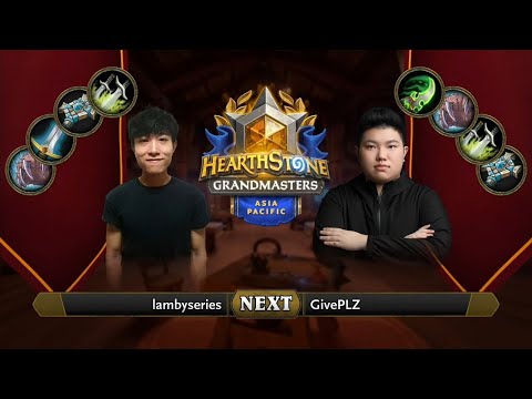 lambyseries vs GivePLZ | 2021 Hearthstone Grandmasters Asia-Pacific | Decider | Season 1 | Week 5