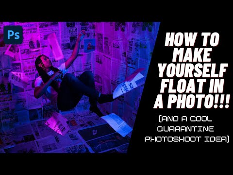 Quarantine Newspaper Photoshoot Idea || How To Float In Photoshop