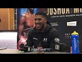 ANTHONY JOSHUA "MILLER IS SLOW! GOT CAUGHT WITH PED'S! I CANT REALLY RESPECT THAT!"