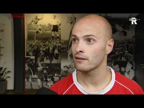 Steef Nieuwendaal bij de eerste training van Sparta