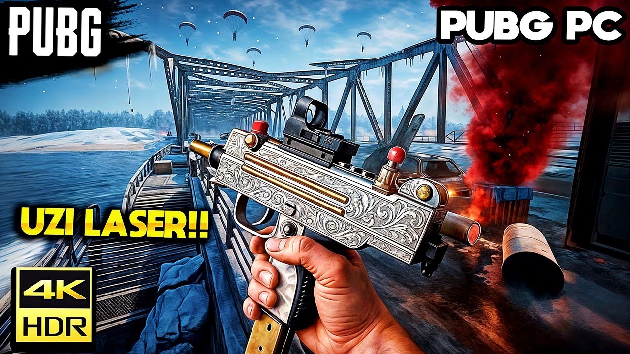 JUGUÉ solo con la UZI en el NUEVO ERANGEL SUBZERO de PUBG y es un LASER! 😱