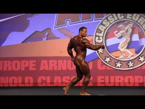 Sandro Hofer  - Posing at Arnold Classic Europe Amateur 2013 - 1st place over 100kg