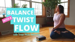 Balance With A Twist Yoga Mom Kimberly Mp4 3GP & Mp3