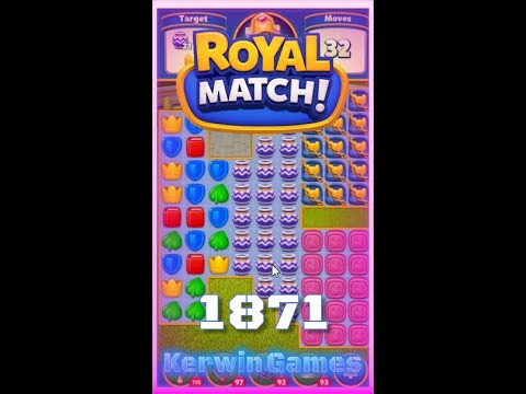 Royal Match Level 1871 - No Boosters Gameplay