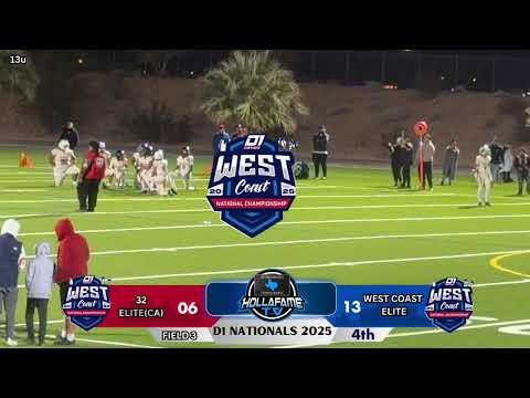 32 ELITE VS WEST COAST ELITE 13u D1 WEST COAST NATIONALS 2025 2nd Half