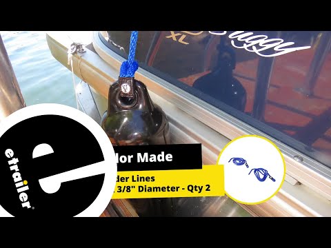 etrailer | In-Depth Review of the Taylor Made Boat Fender Lines