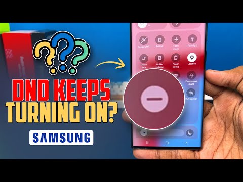 Do Not Disturb Keeps Turning On by Itself on Samsung? Here's the Fix!