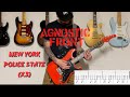 Police State- Agnostic Front (guitar cover with tabs & lyrics)