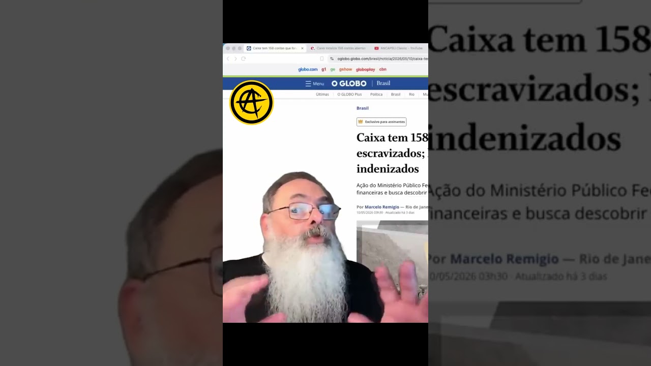 CAIXA IDENTIFICA 158 contas ABERTAS por ESCRAVOS: SIM, CABE DÍVIDA HISTÓRICA
