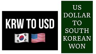 US DOLLAR TO SOUTH KOREAN WON EXCHANGE RATES TODAY 04 JUNE 2025