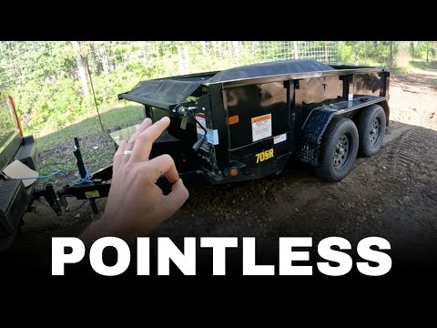 This Dump Trailer Is Awesome But I Totally Regret Buying It (Big Tex 70SR 5x10 Dump Trailer)