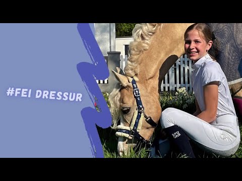 Unsere erste FEI-Dressur/ Mannschaftsaufgabe Pony FEI-Dressur