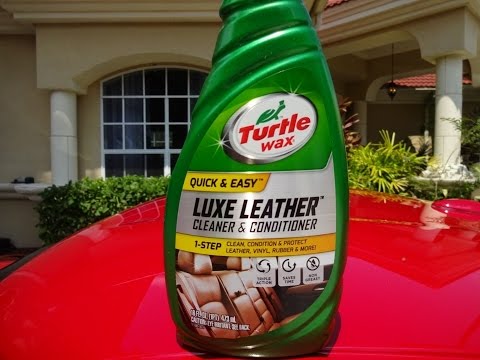 Turtle Waxe Luxe Leather Cleaner and Conditioner Review and Test Results on my 370z