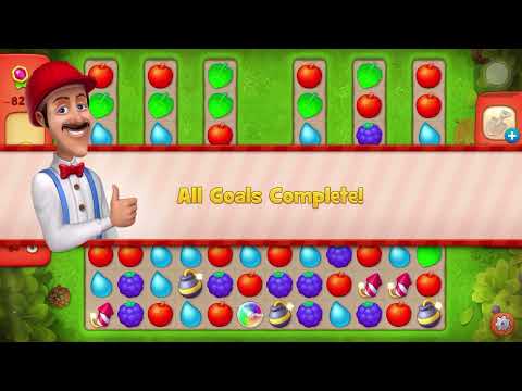 Gardenscapes Level 8257 (Hard Level)