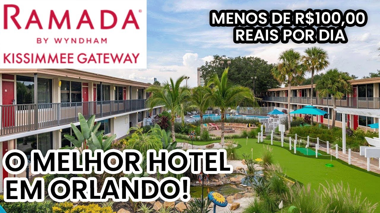 Ramada Kissimmee Gateway Tour Completo: Conforto e Conveniência Perto da Disney!