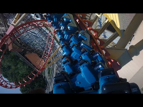 Back row point of view footage of Boomerang