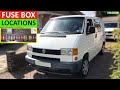 VW T4 Transporter Fuse Box Locations and How to test VW T4 Fuses