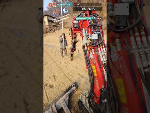 신규 과수원 파이프 작업 / Korea's Excavator Technology Orchard Piping Work